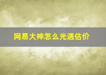 网易大神怎么光遇估价