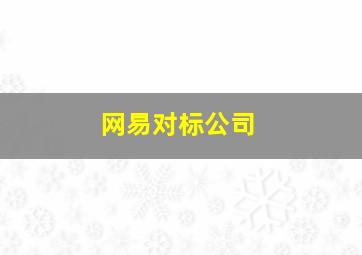 网易对标公司