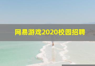 网易游戏2020校园招聘