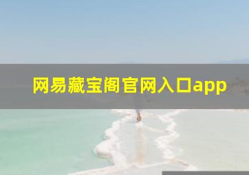 网易藏宝阁官网入口app