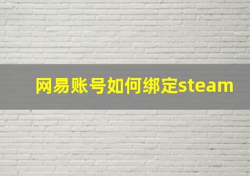 网易账号如何绑定steam