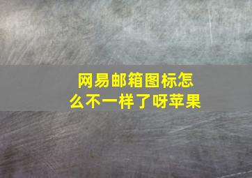 网易邮箱图标怎么不一样了呀苹果