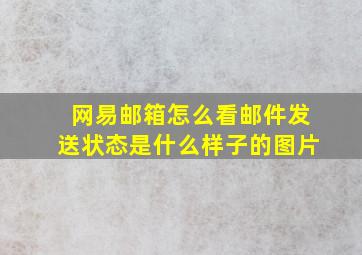 网易邮箱怎么看邮件发送状态是什么样子的图片