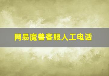 网易魔兽客服人工电话