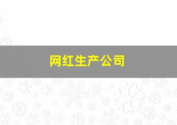 网红生产公司