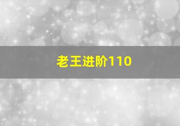 老王进阶110