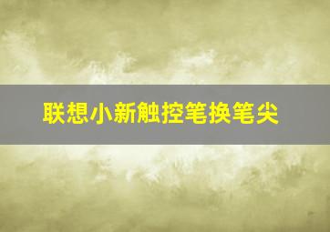 联想小新触控笔换笔尖