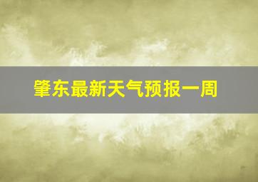 肇东最新天气预报一周