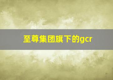 至尊集团旗下的gcr