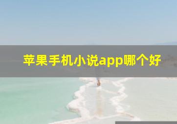 苹果手机小说app哪个好