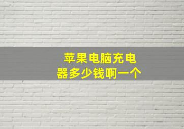 苹果电脑充电器多少钱啊一个