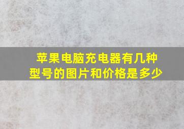 苹果电脑充电器有几种型号的图片和价格是多少