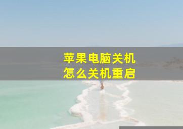 苹果电脑关机怎么关机重启