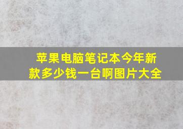 苹果电脑笔记本今年新款多少钱一台啊图片大全