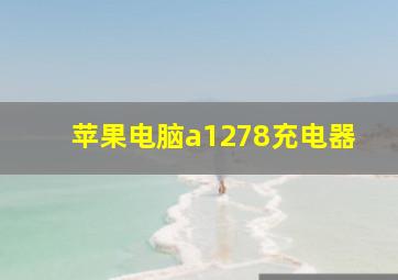 苹果电脑a1278充电器