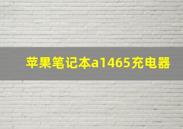 苹果笔记本a1465充电器