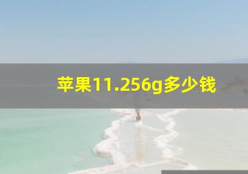 苹果11.256g多少钱