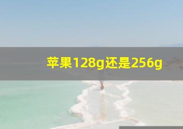 苹果128g还是256g