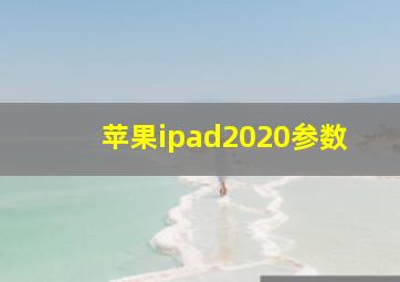 苹果ipad2020参数