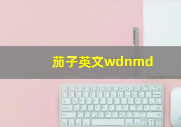 茄子英文wdnmd