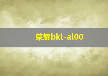 荣耀bkl-al00