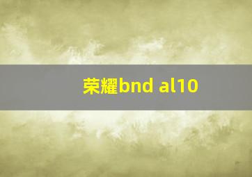 荣耀bnd al10