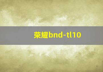 荣耀bnd-tl10