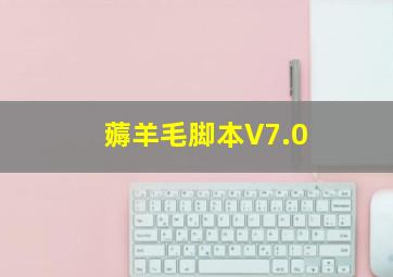 薅羊毛脚本V7.0