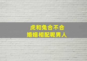 虎和兔合不合婚姻相配呢男人