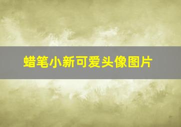 蜡笔小新可爱头像图片