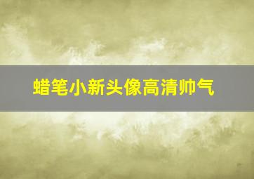 蜡笔小新头像高清帅气