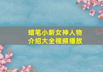 蜡笔小新女神人物介绍大全视频播放