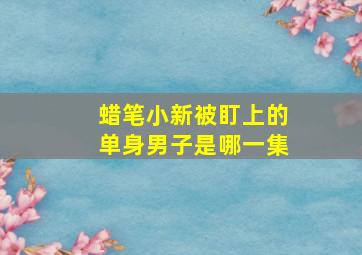 蜡笔小新被盯上的单身男子是哪一集