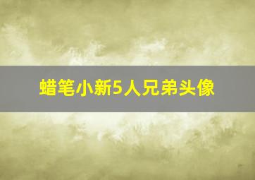 蜡笔小新5人兄弟头像