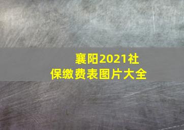 襄阳2021社保缴费表图片大全