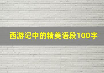 西游记中的精美语段100字