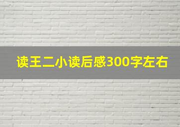 读王二小读后感300字左右