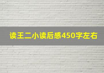 读王二小读后感450字左右