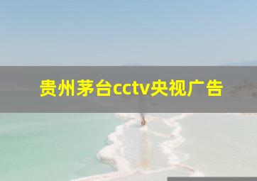 贵州茅台cctv央视广告