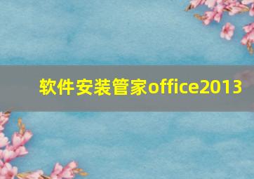 软件安装管家office2013