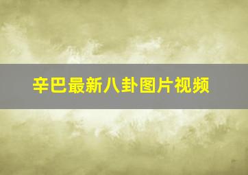 辛巴最新八卦图片视频