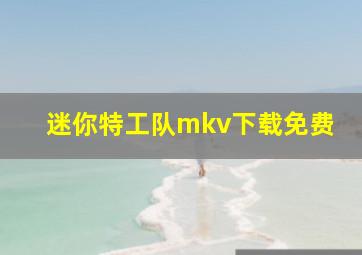 迷你特工队mkv下载免费