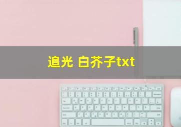 追光 白芥子txt