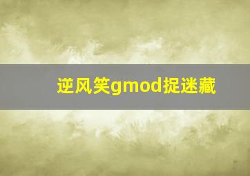 逆风笑gmod捉迷藏