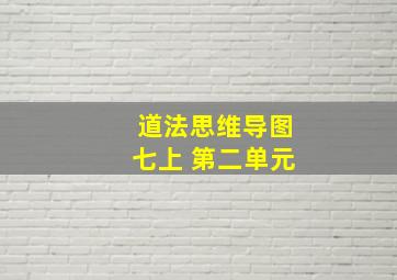 道法思维导图七上 第二单元