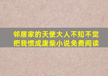 邻居家的天使大人不知不觉把我惯成废柴小说免费阅读