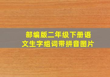 部编版二年级下册语文生字组词带拼音图片