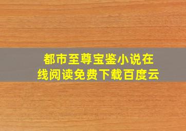 都市至尊宝鉴小说在线阅读免费下载百度云