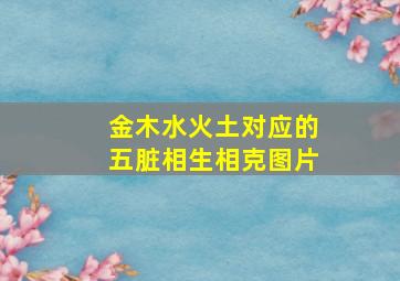 金木水火土对应的五脏相生相克图片