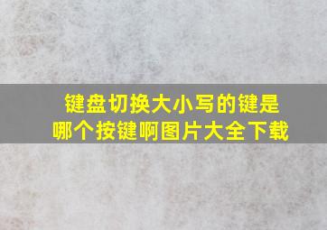 键盘切换大小写的键是哪个按键啊图片大全下载